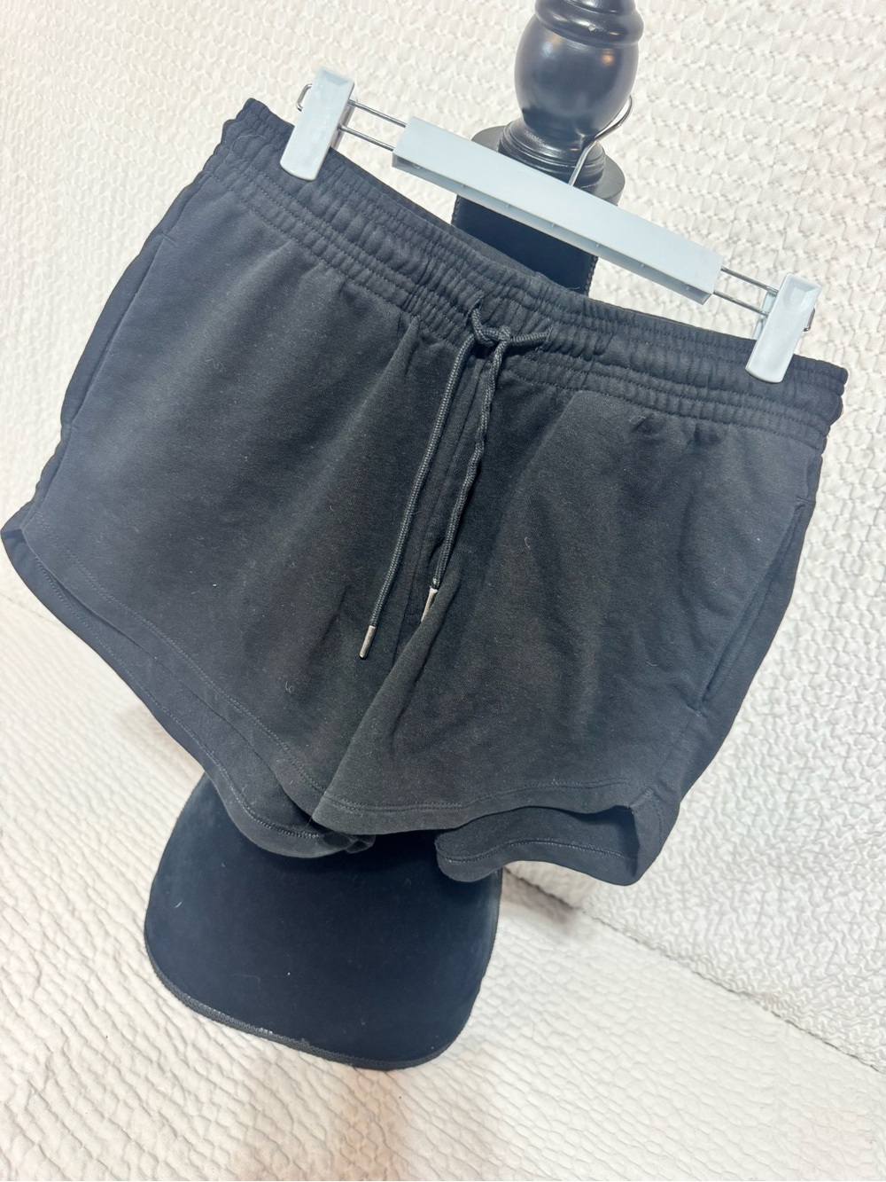 H&M Black Athletic Drawstring Shorts